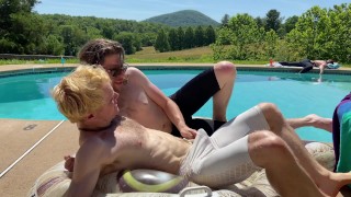 poolside-play-rocky-sparks-and-james-holt-kissing-frot-footjob-spandex-oral-handjob-cumshots