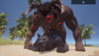 wild-life-gay-furry-werewolf-with-huge-minotaur